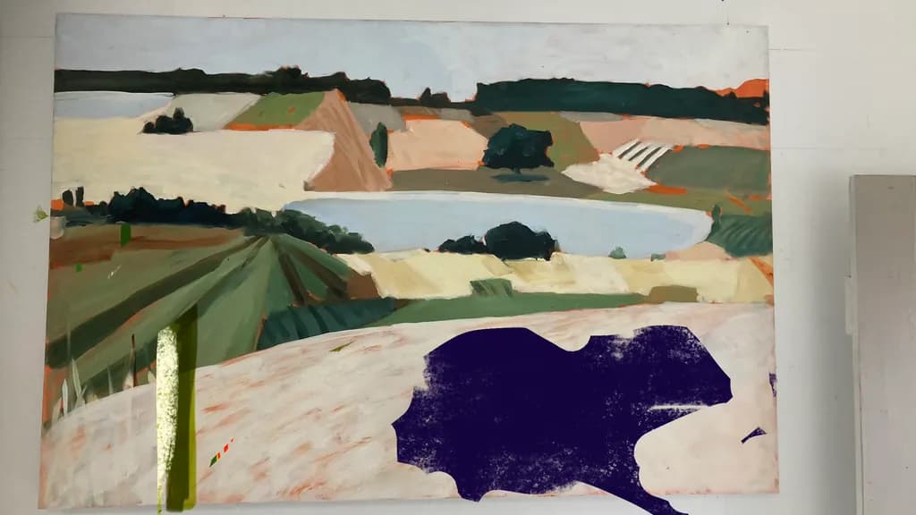 Rolling Fields Landscape