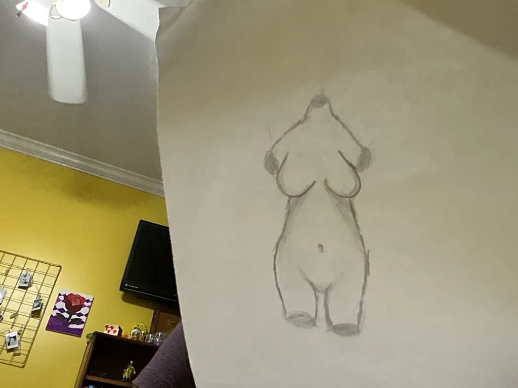 Abstract Nude Figure