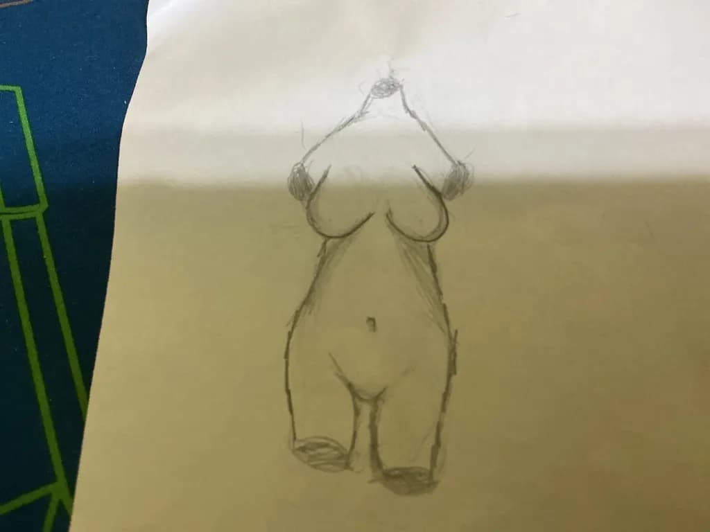 Female Torso Sketch