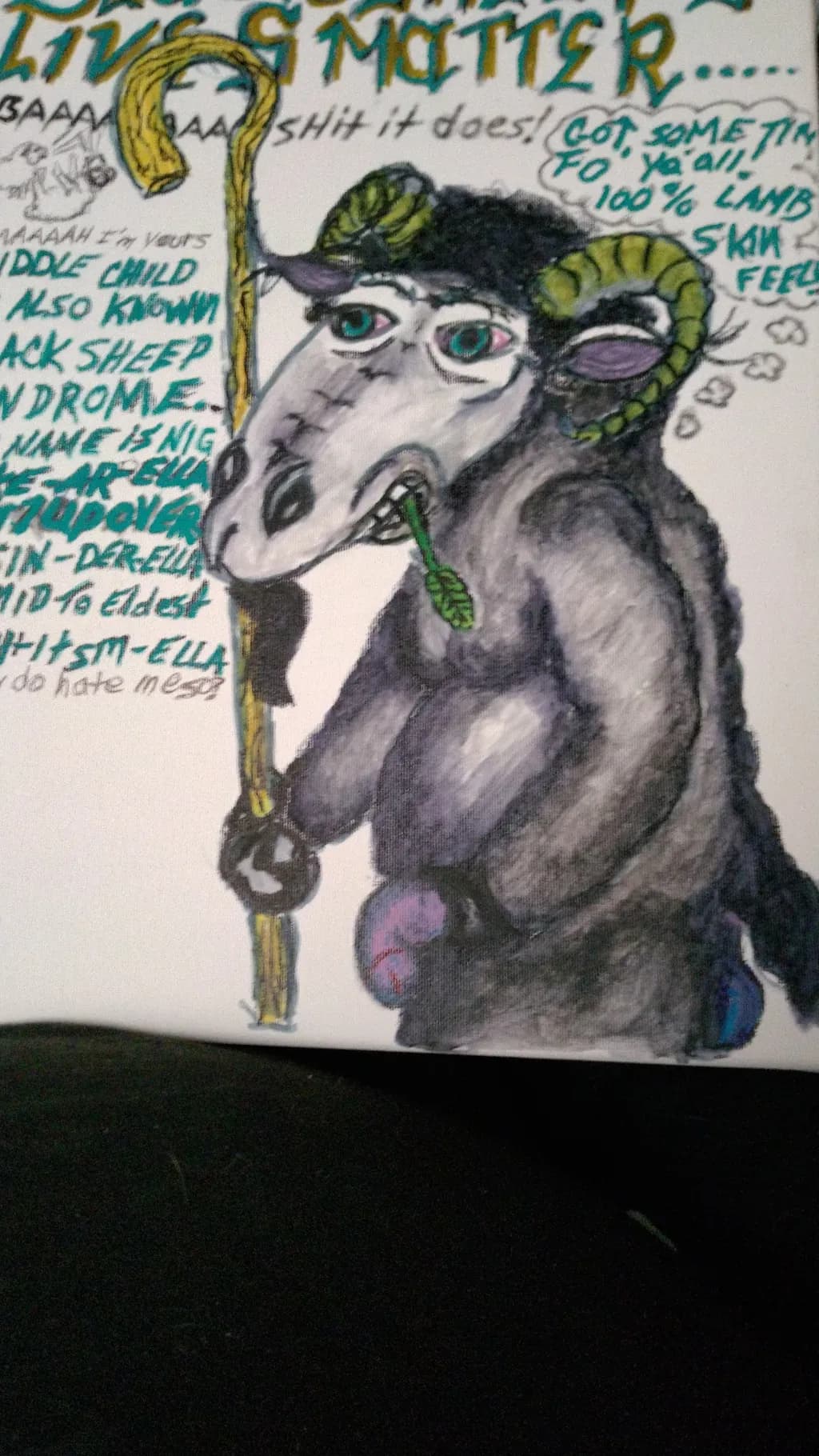 Sheep with Staff