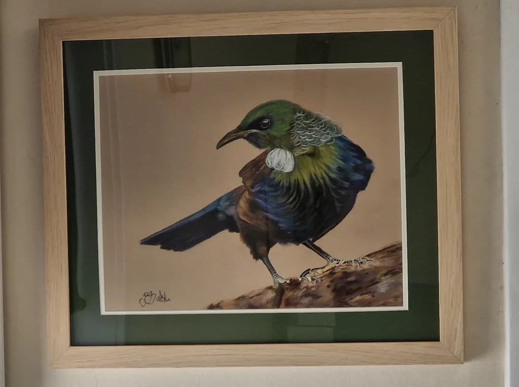 Tui Bird Portrait