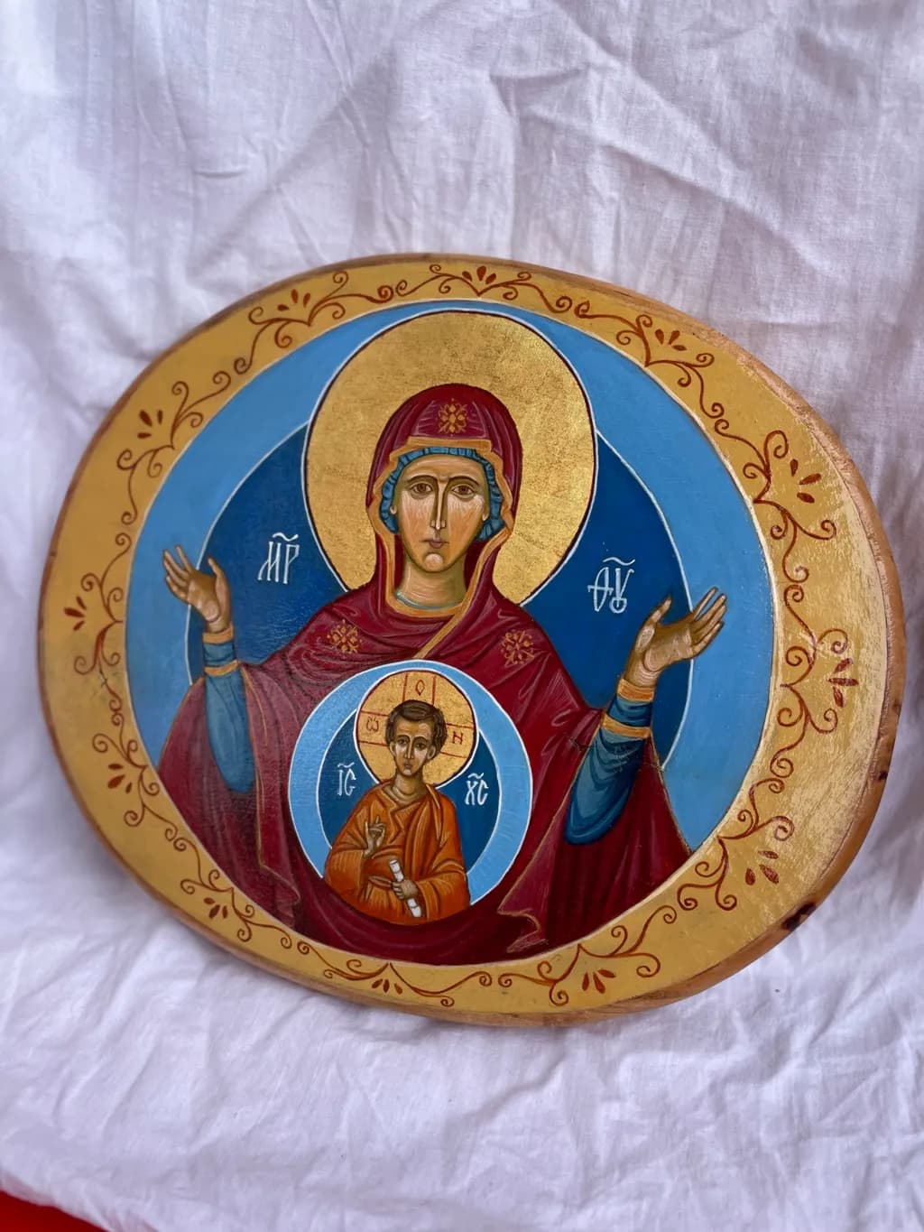 Madonna and Child Icon