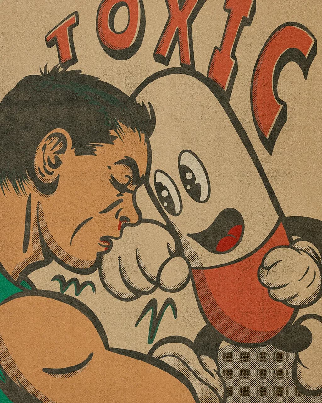 Toxic Boxing Match