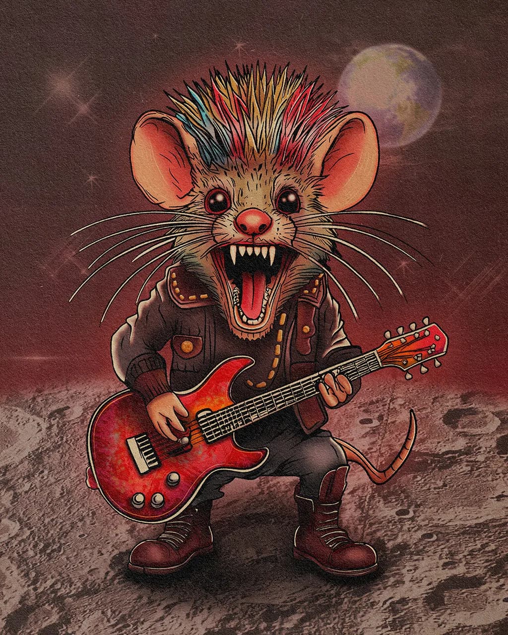 Moonlit Rock Mouse
