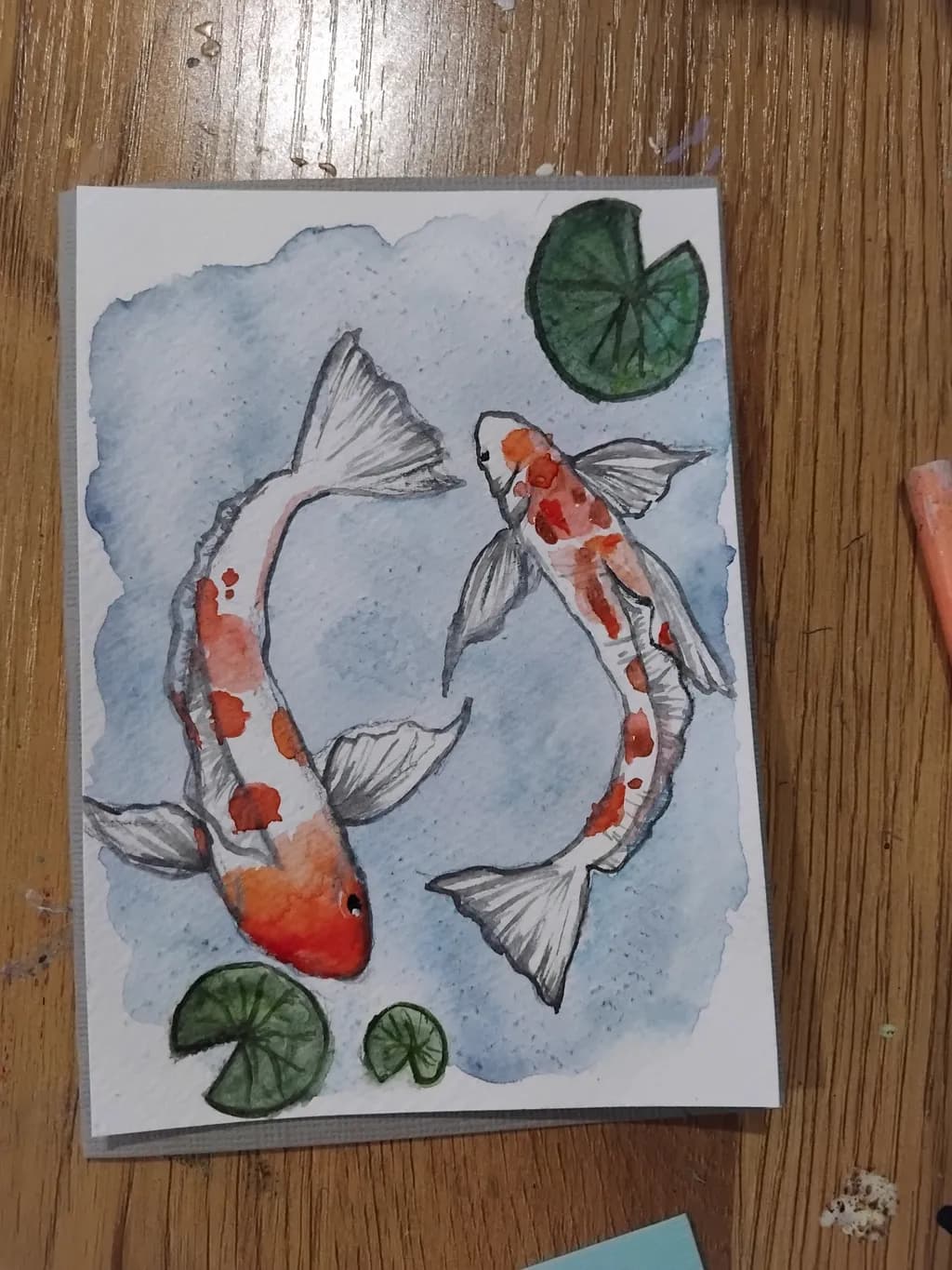 Koi and Lilies