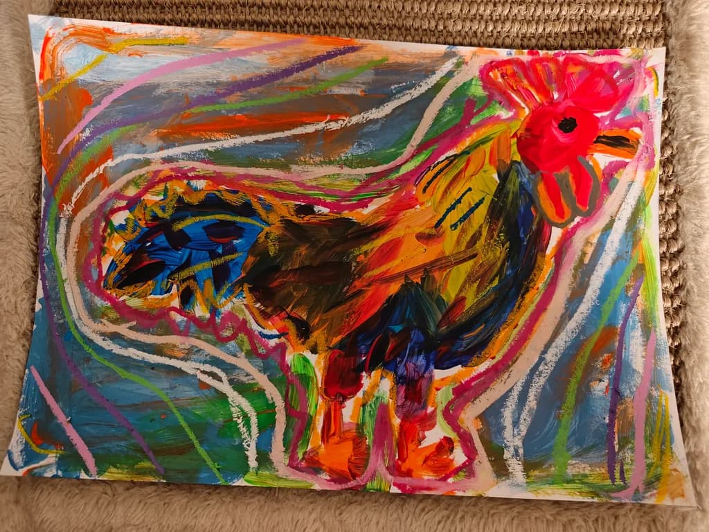 Colorful Rooster
