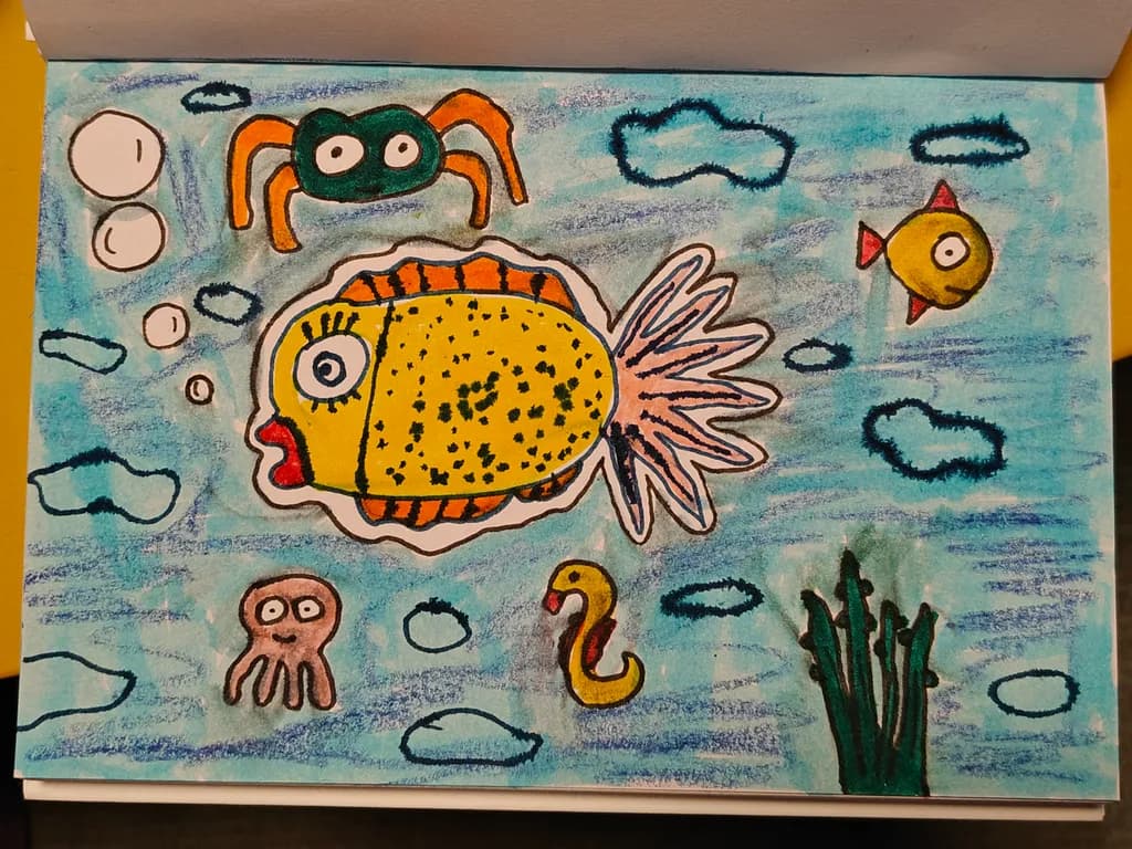 Underwater Creatures Scene