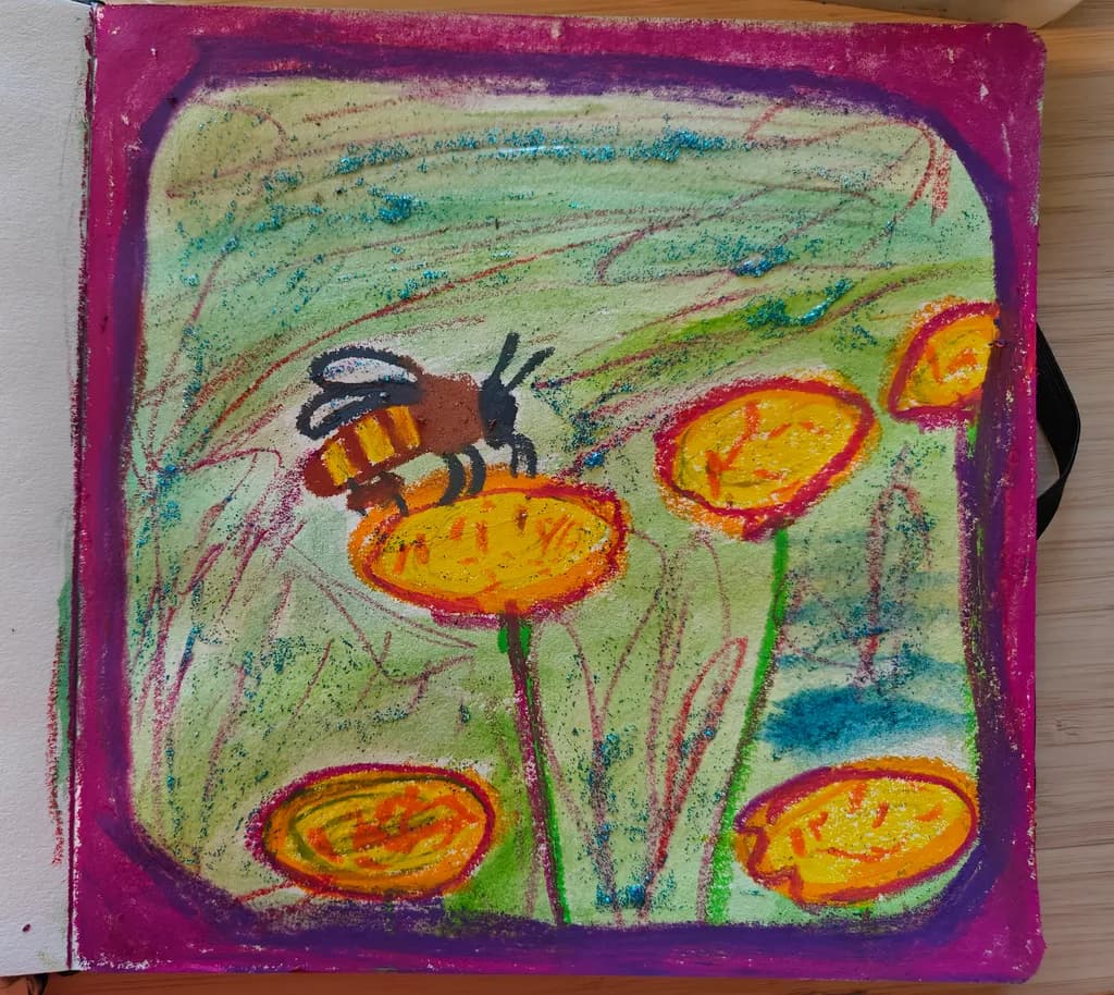 Bee on Flowers