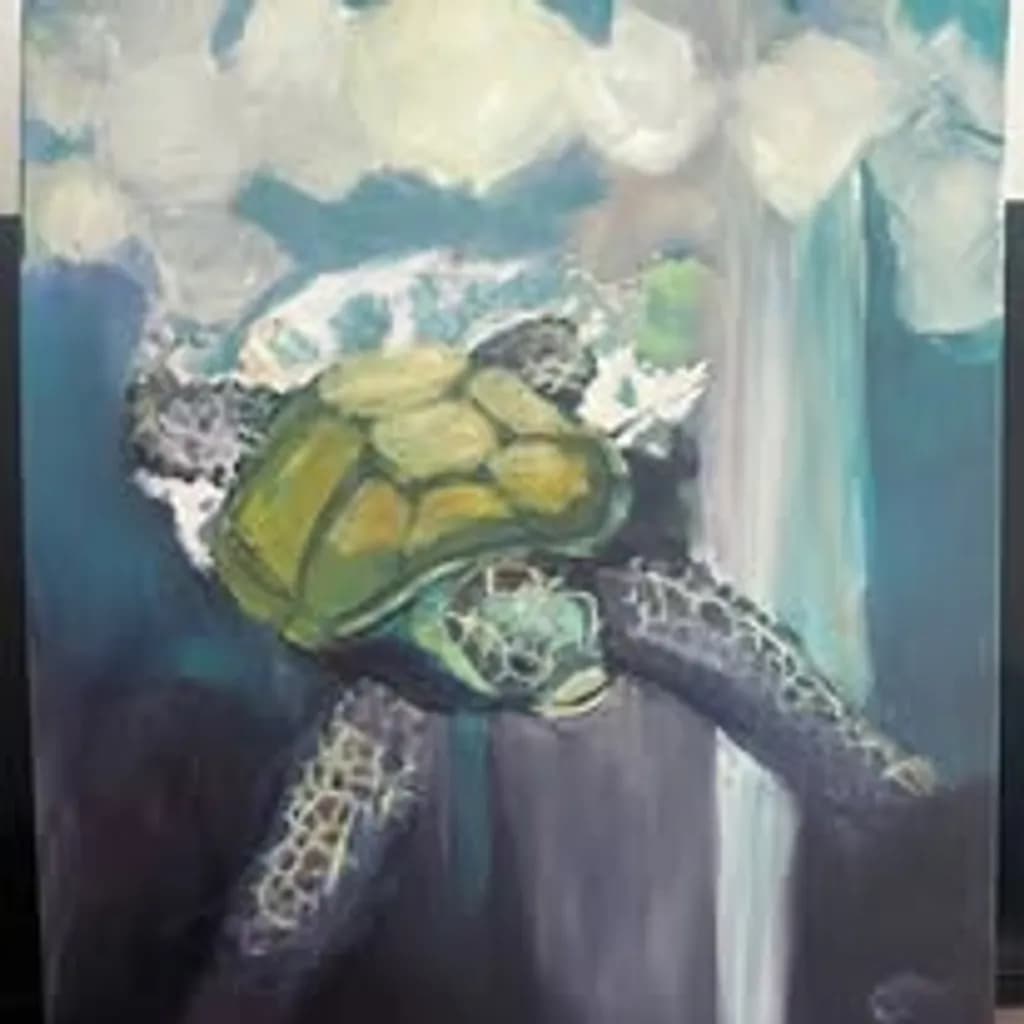 Turtle Underwater