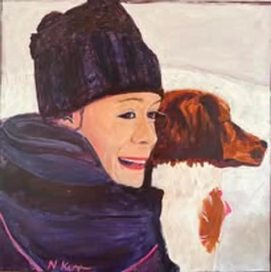 Portrait with Dog