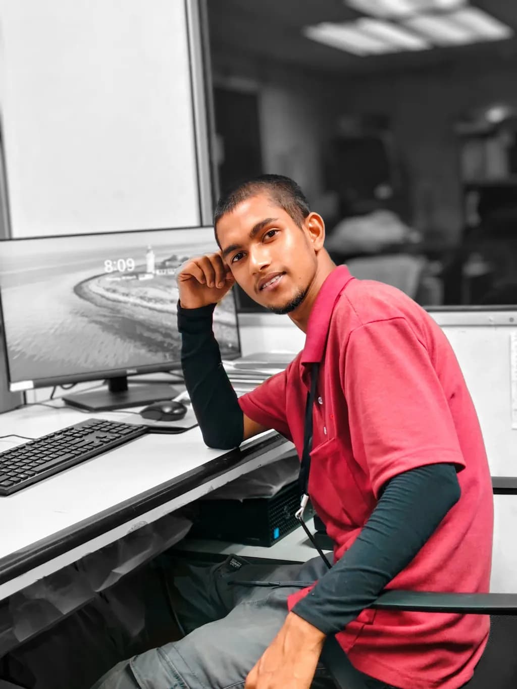 Office Desk Moment