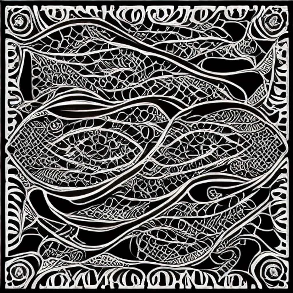 Intricate Fish Pattern