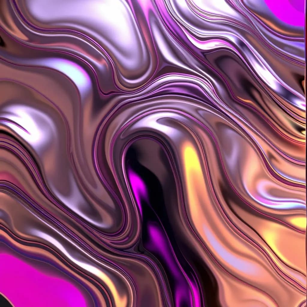 Abstract Metallic Waves