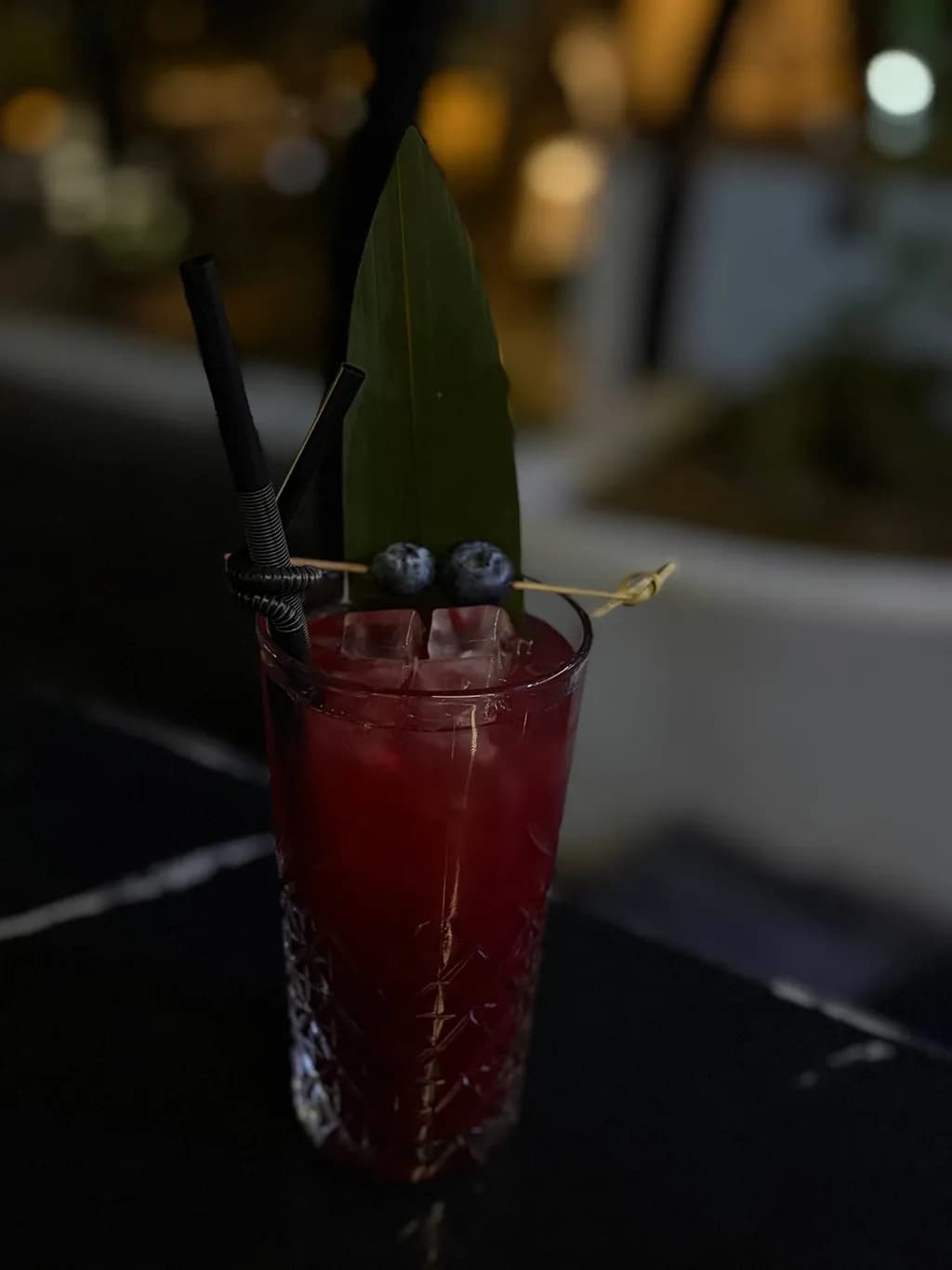 Blueberry Leaf Cocktail