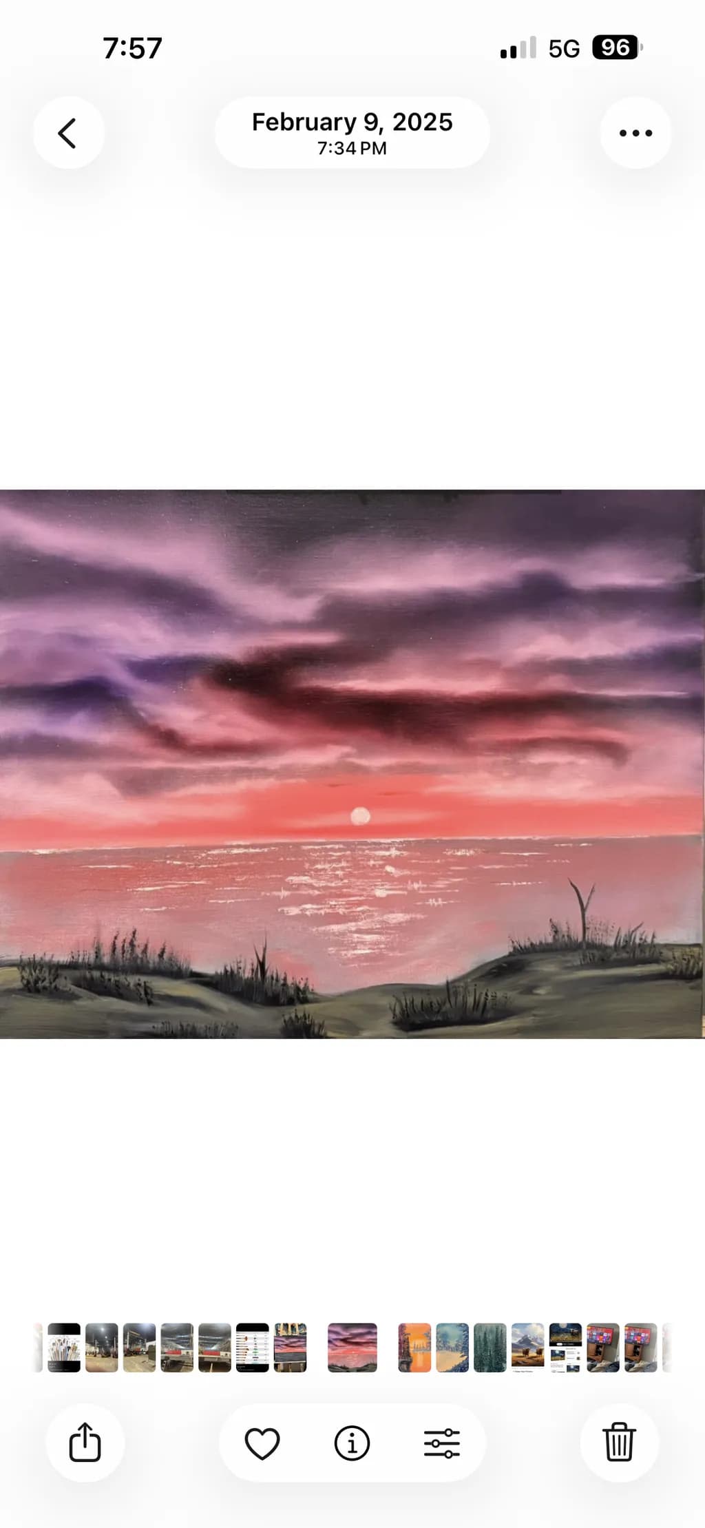 Sunset Over Dunes