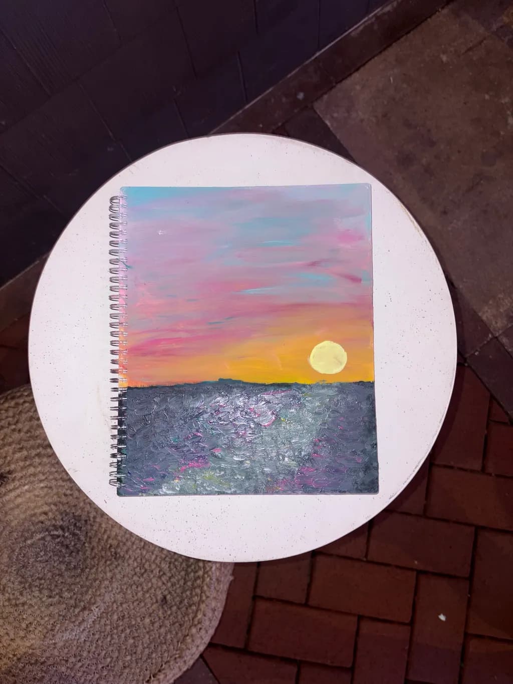Sunset Sea Canvas