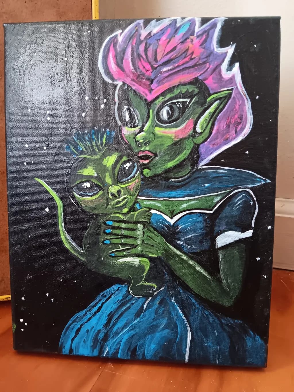 Alien Mother and Child