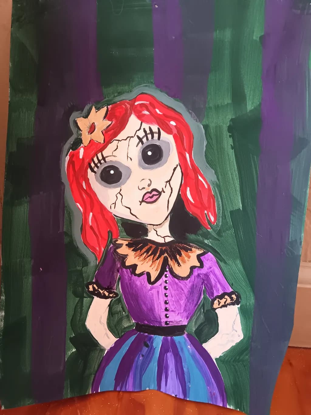 Cracked Doll Portrait