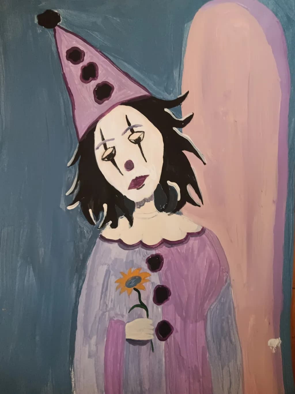 Clown with Flower