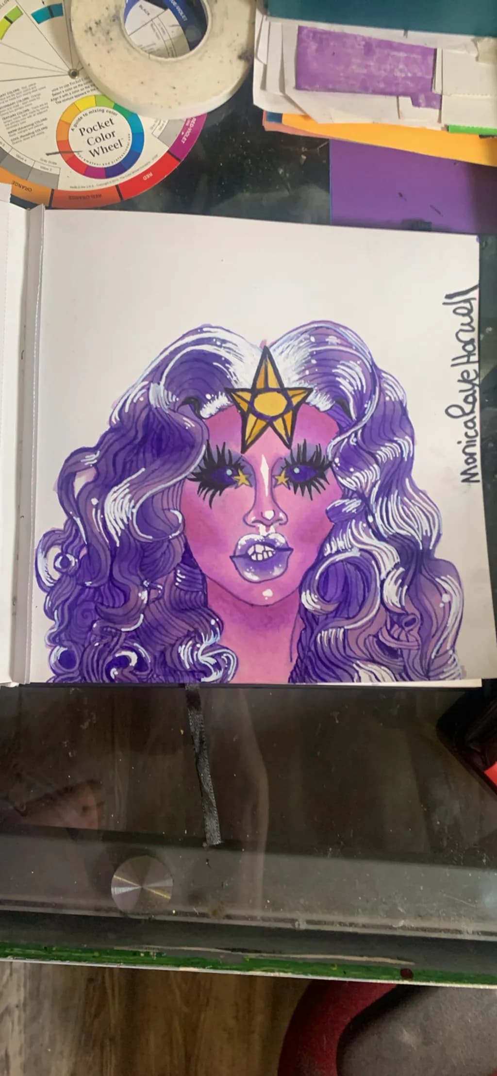 Star Woman Portrait