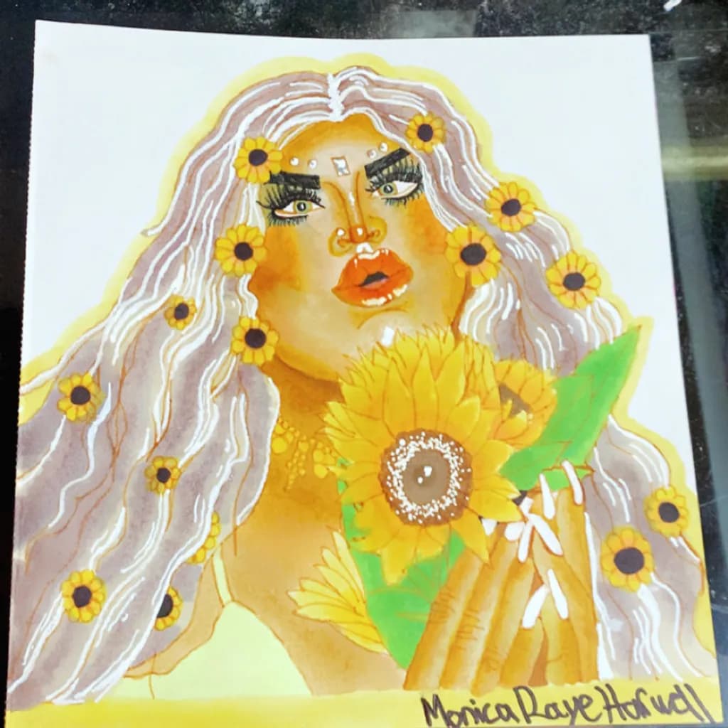 Sunflower Portrait