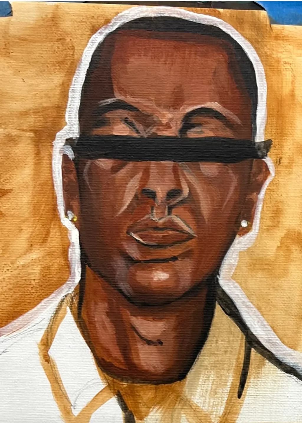 Portrait with Black Bar
