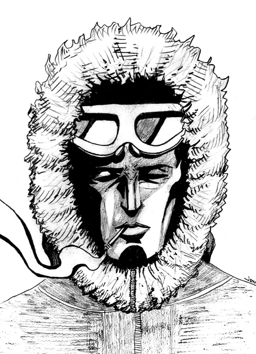 Winter Hood Portrait