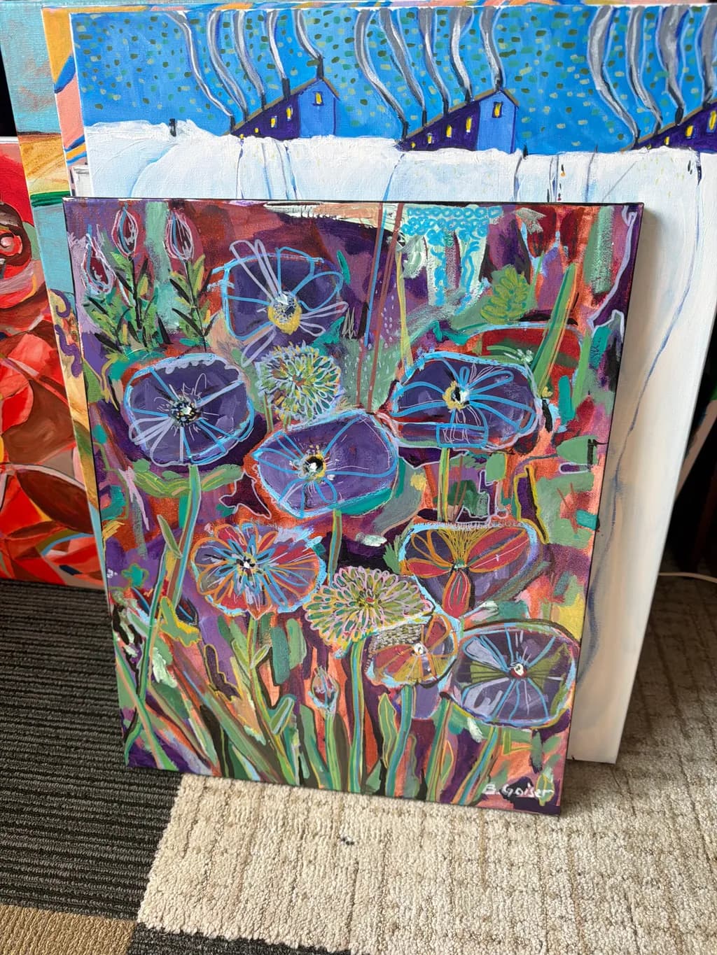 Vibrant Floral Burst