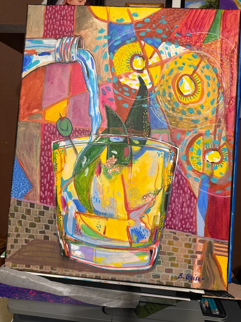 Pouring Cocktail