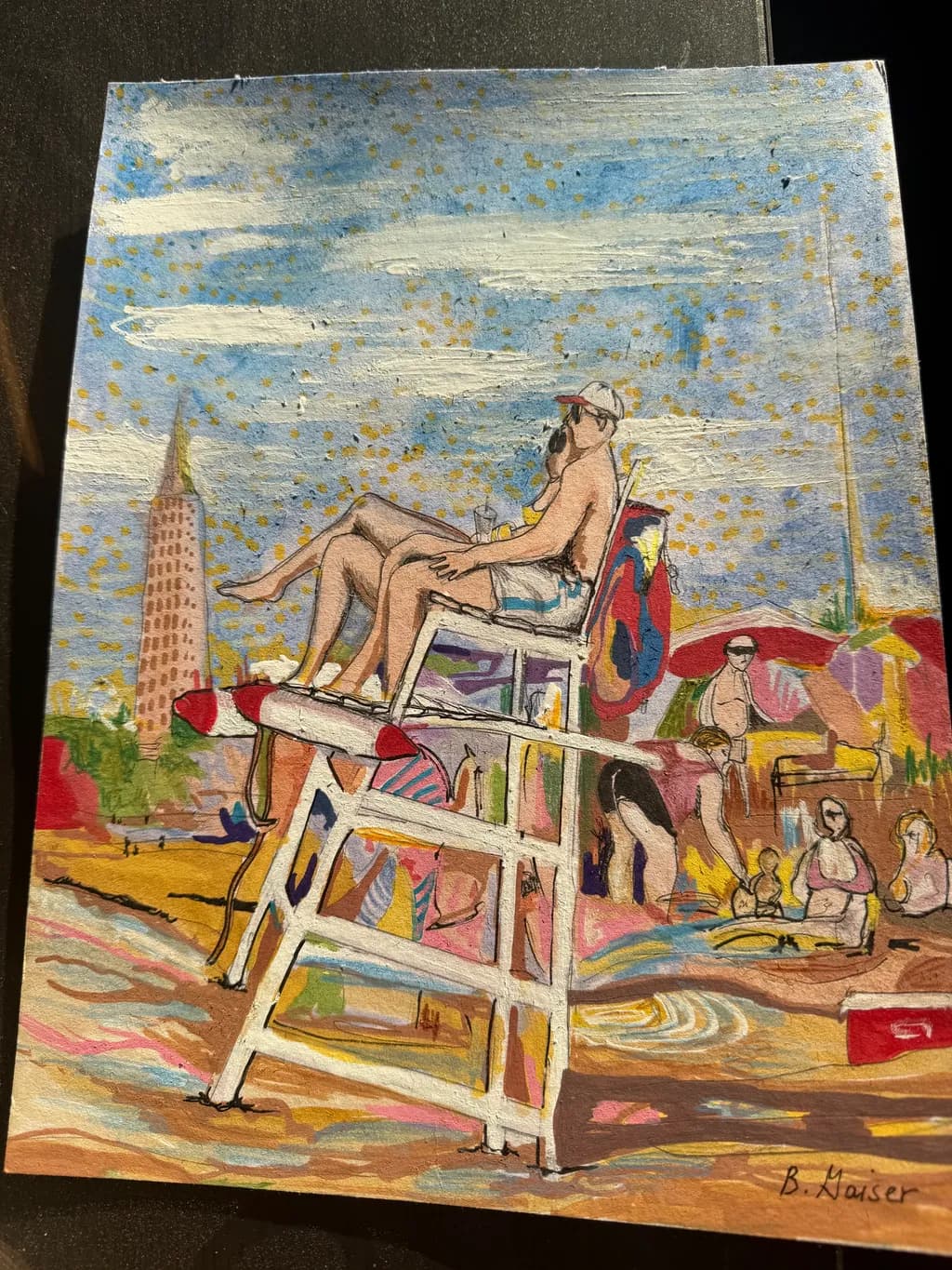 Beach Lifeguard View