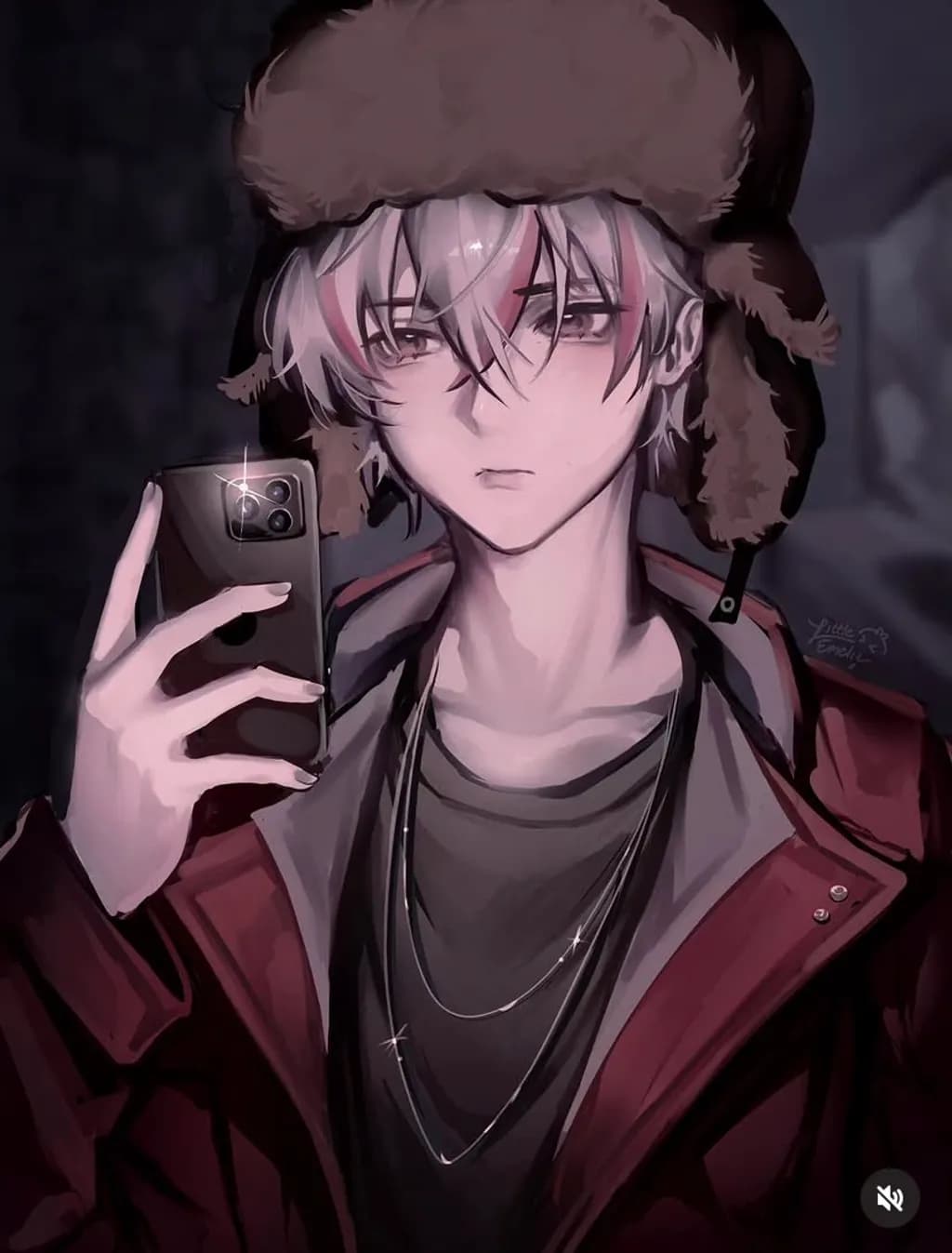 Winter Hat Selfie