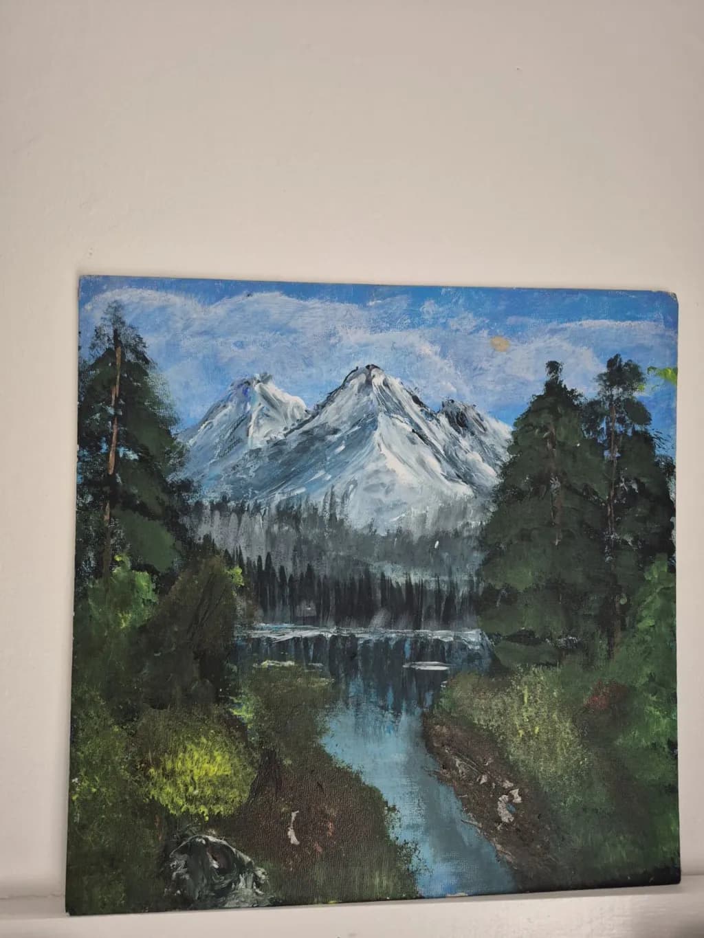 Snowy Mountain Lake