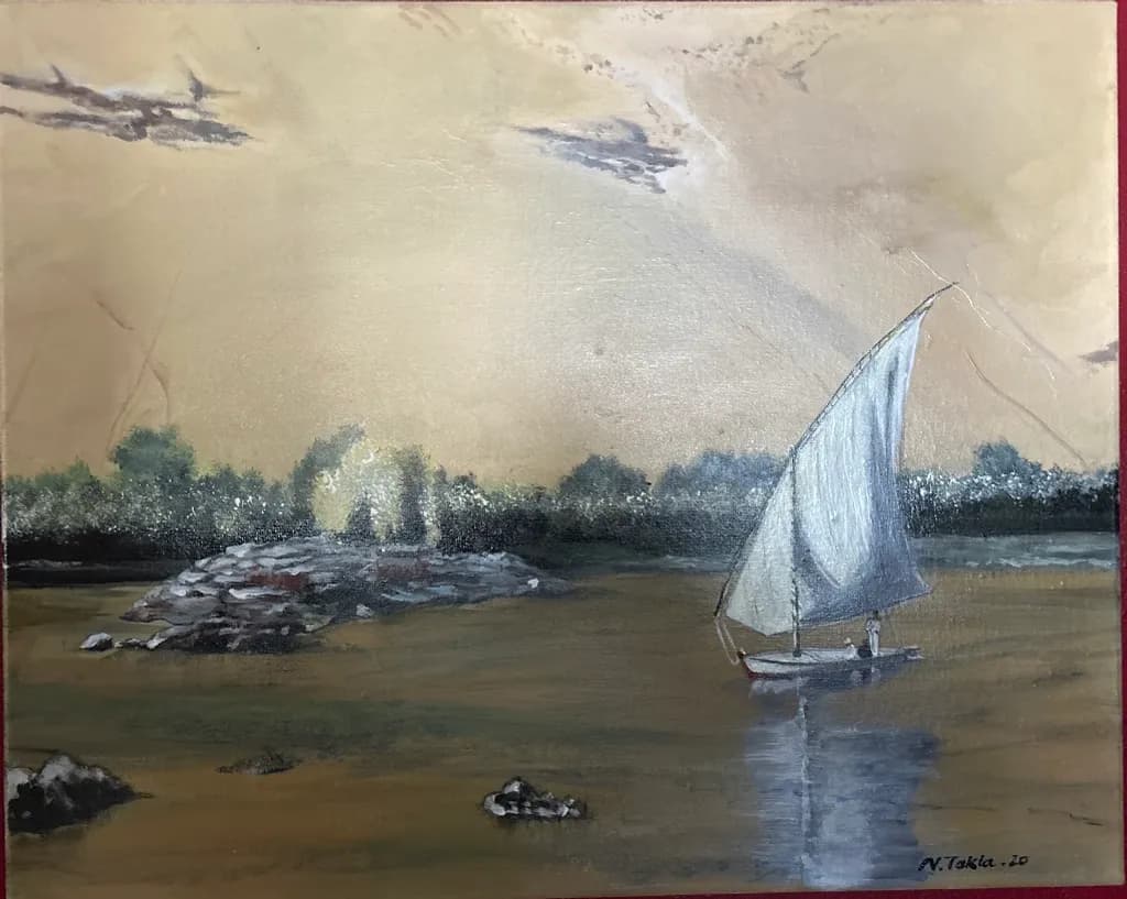 Sailboat on Quiet Water