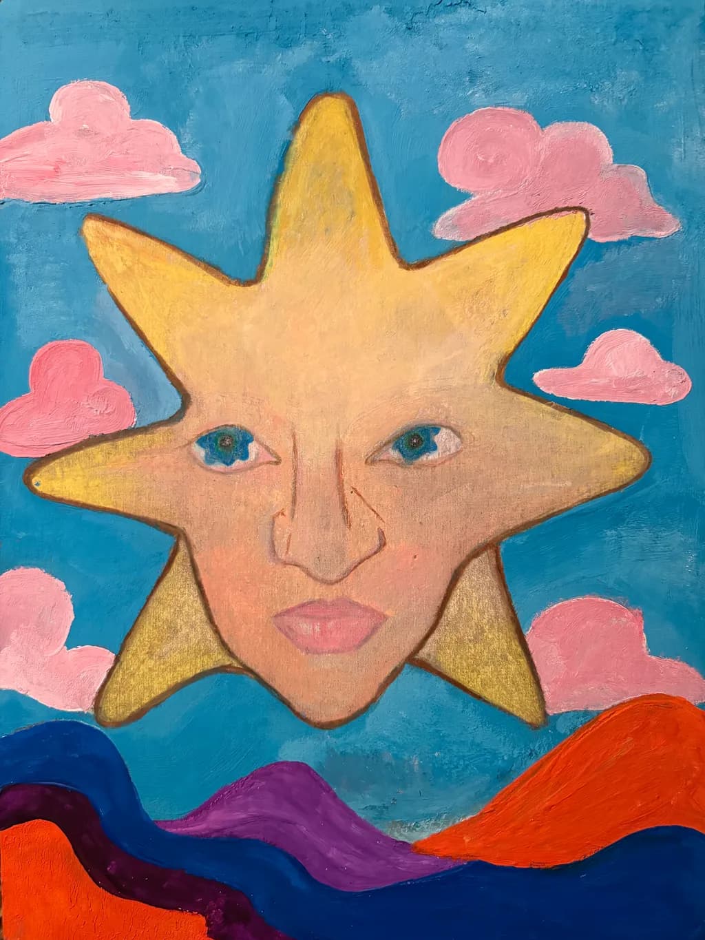 Star Face Sky