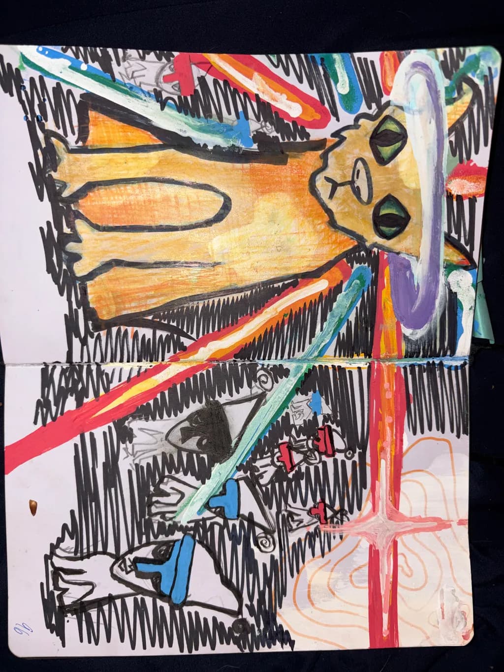 Space Cat and Fish