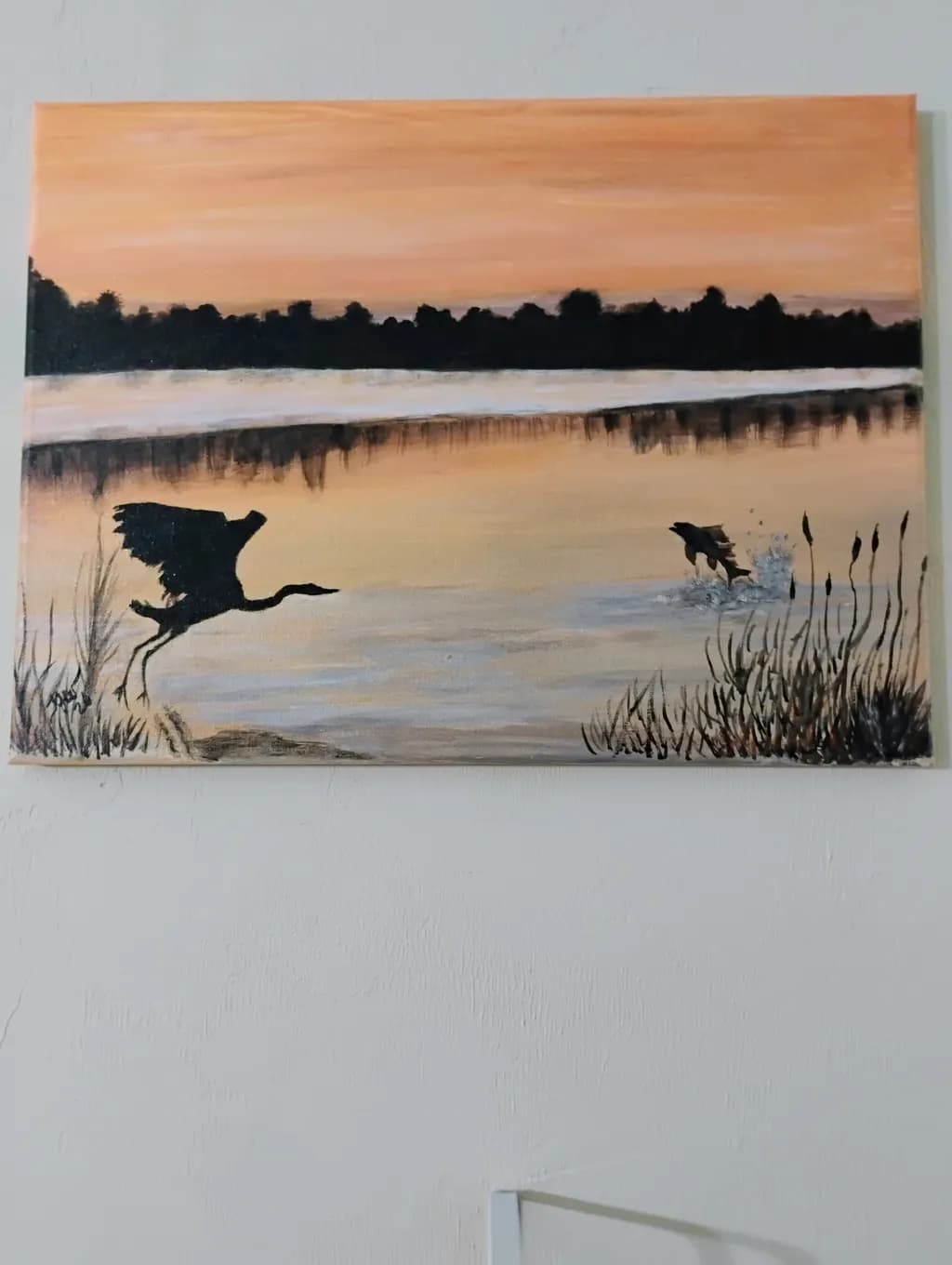 Heron in Flight