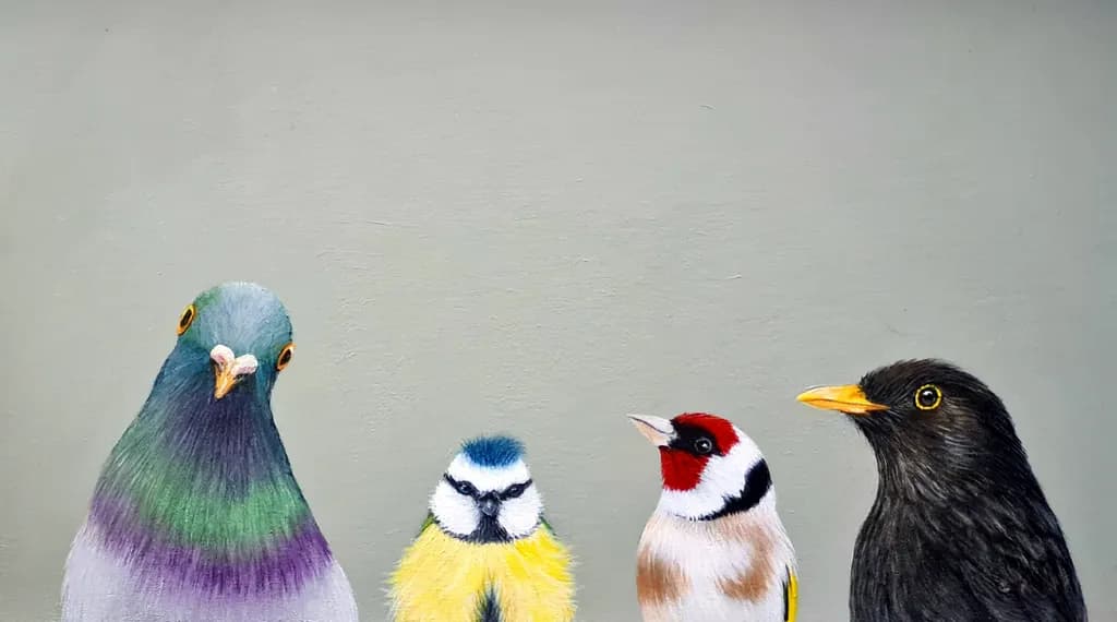 Four Birds Gathering