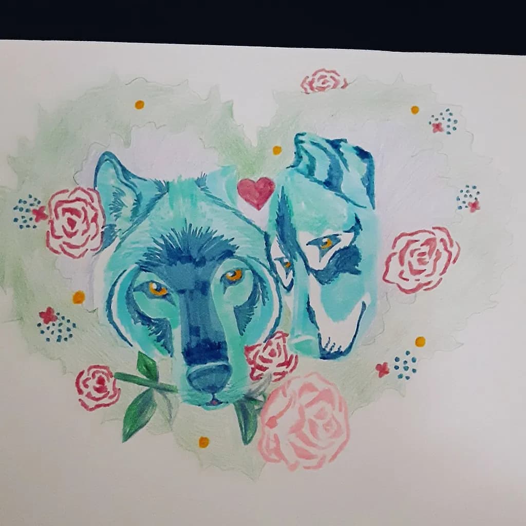 Wolf Heart Roses