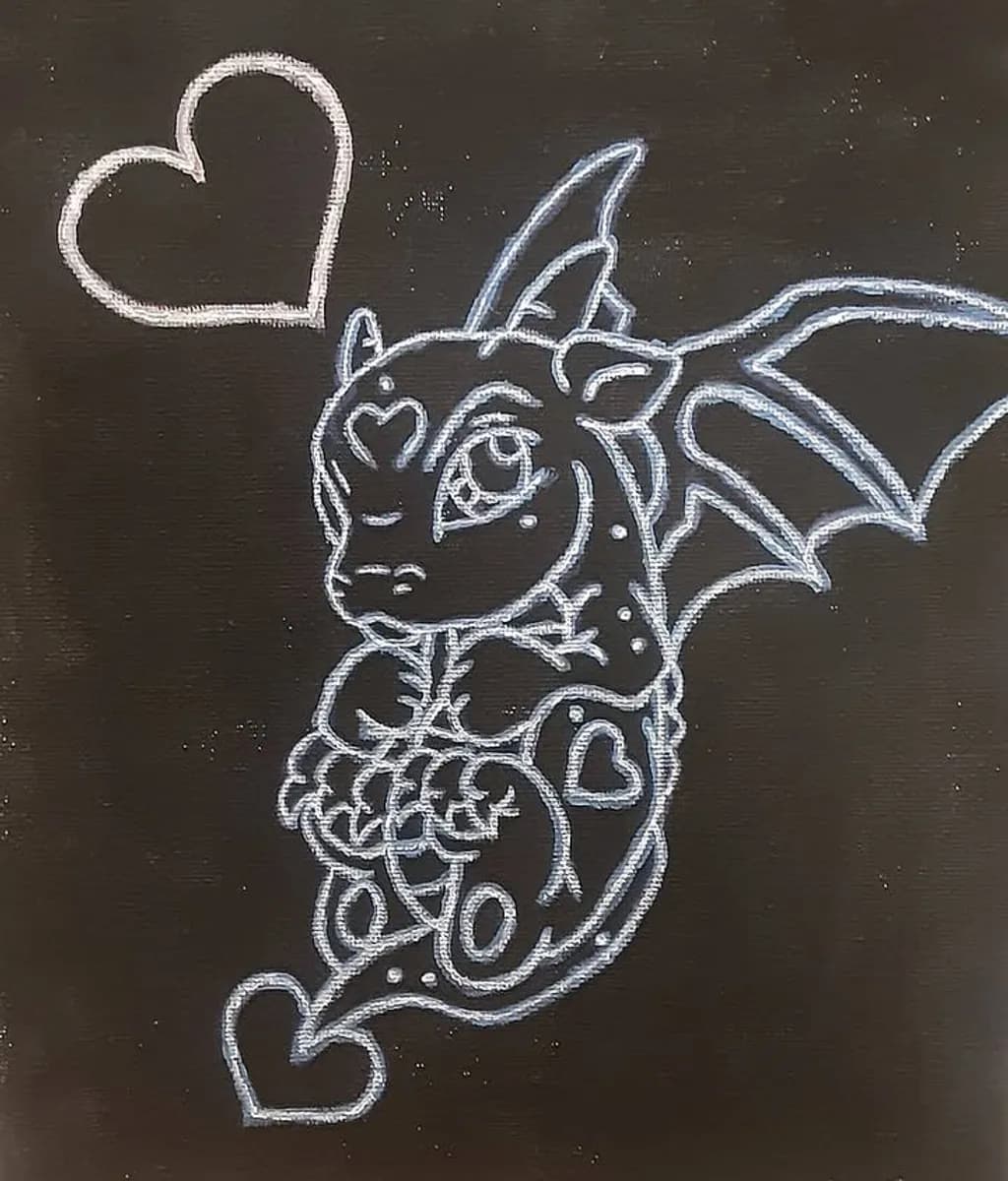 Heartfelt Dragon Sketch
