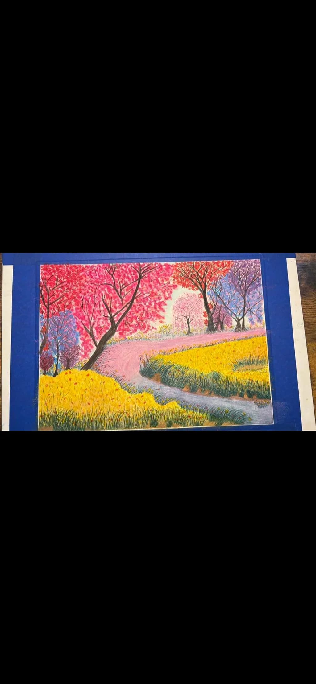 Colorful Forest Path