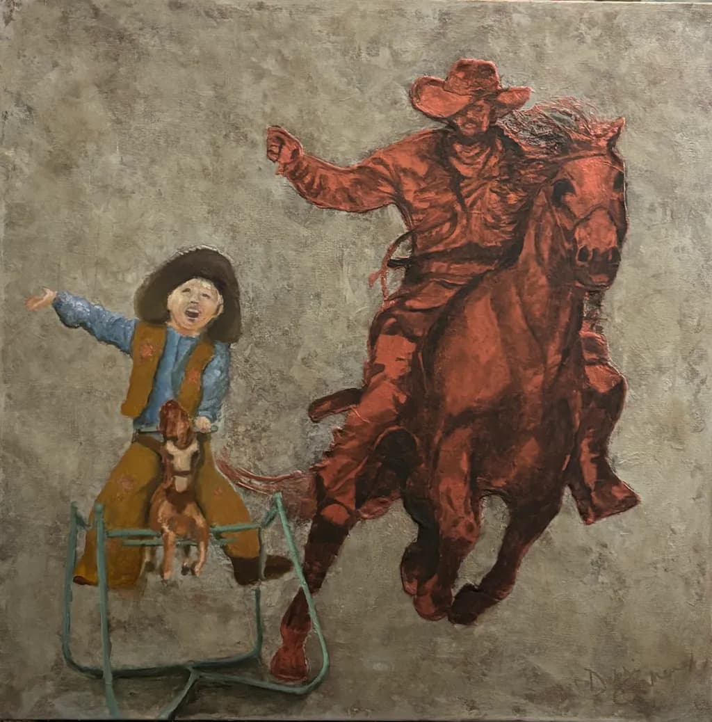 Cowboy and Horse Ride