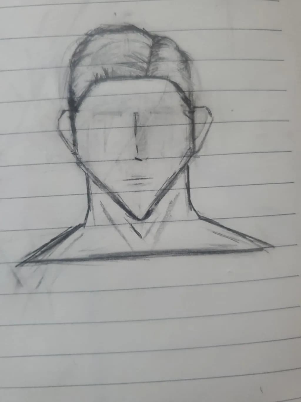 Faceless Portrait Sketch