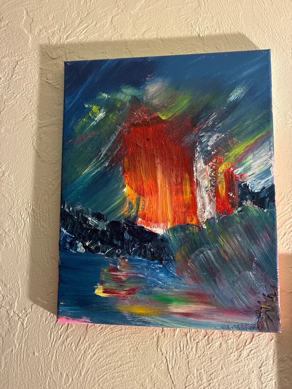 Abstract Flame Reflection