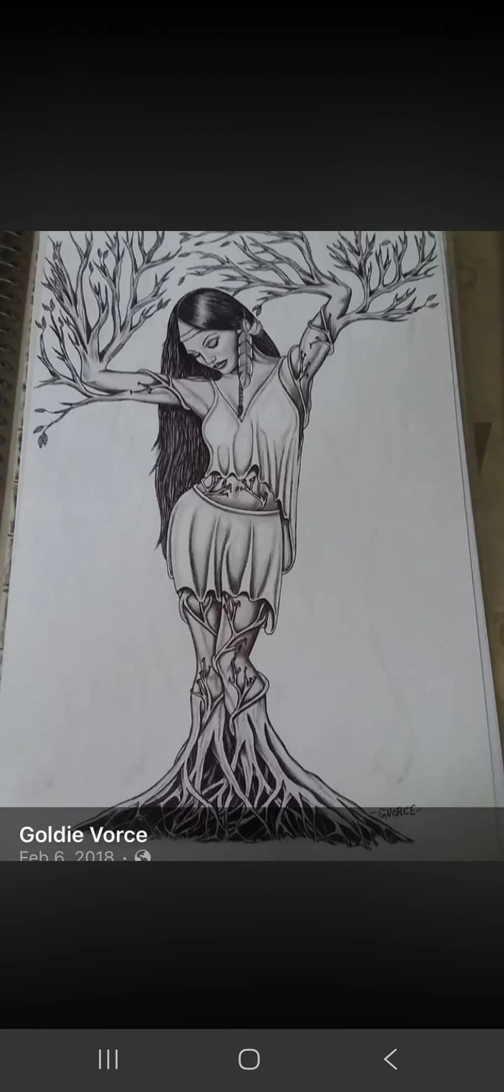Tree Woman Roots