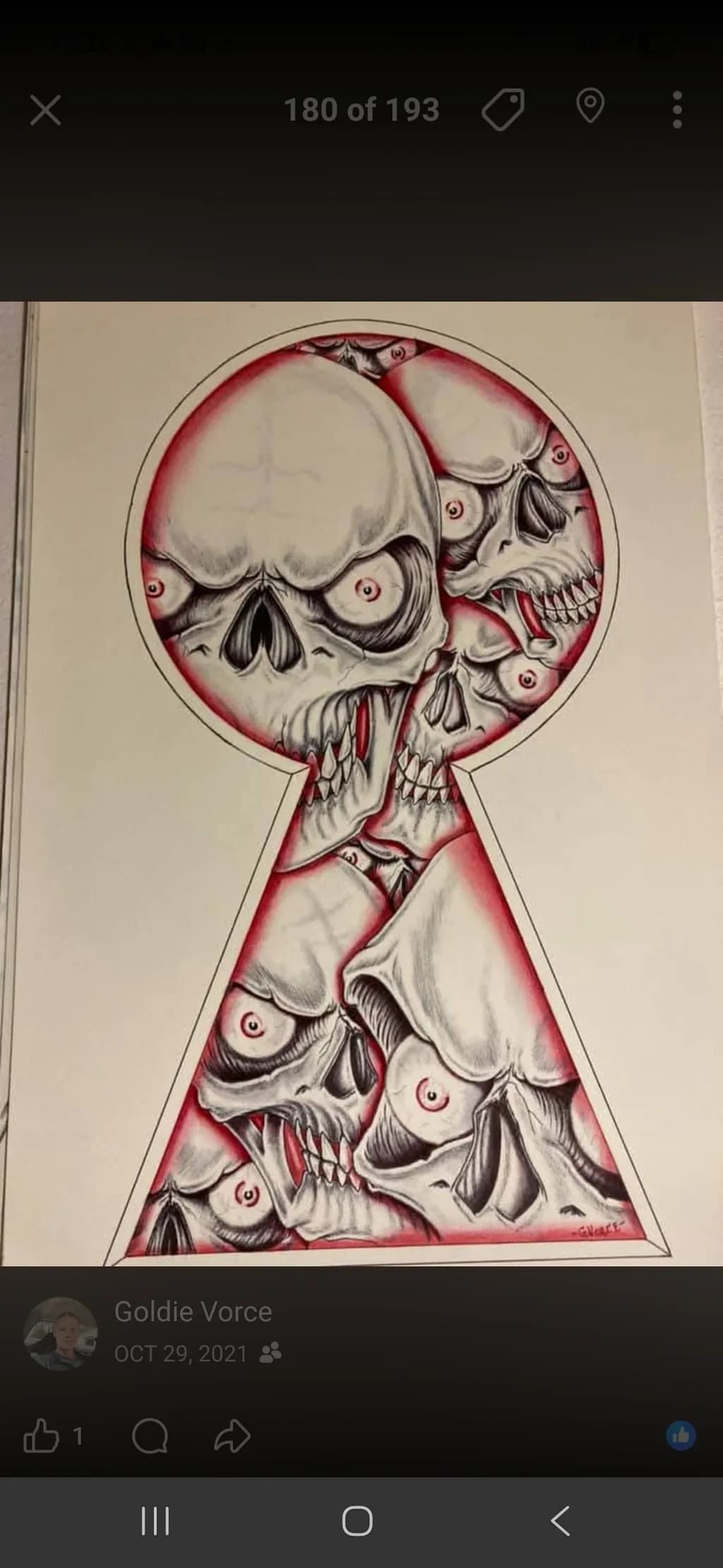 Skulls Through Keyhole