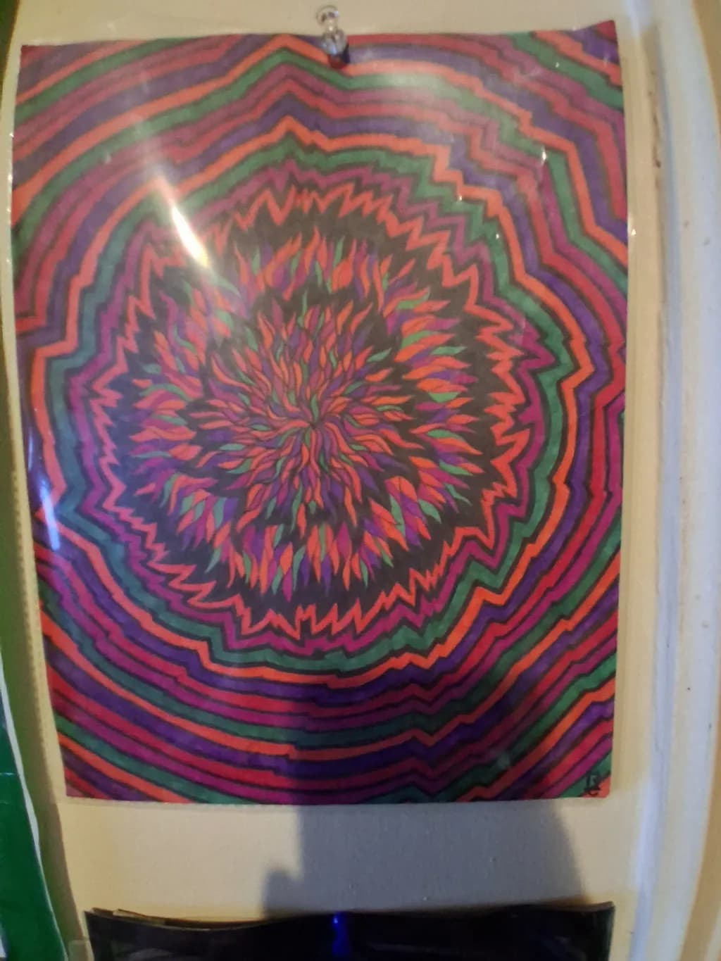 Spiral Flame Pattern