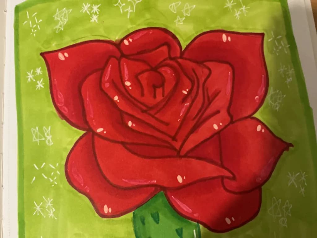 Red Rose Bloom