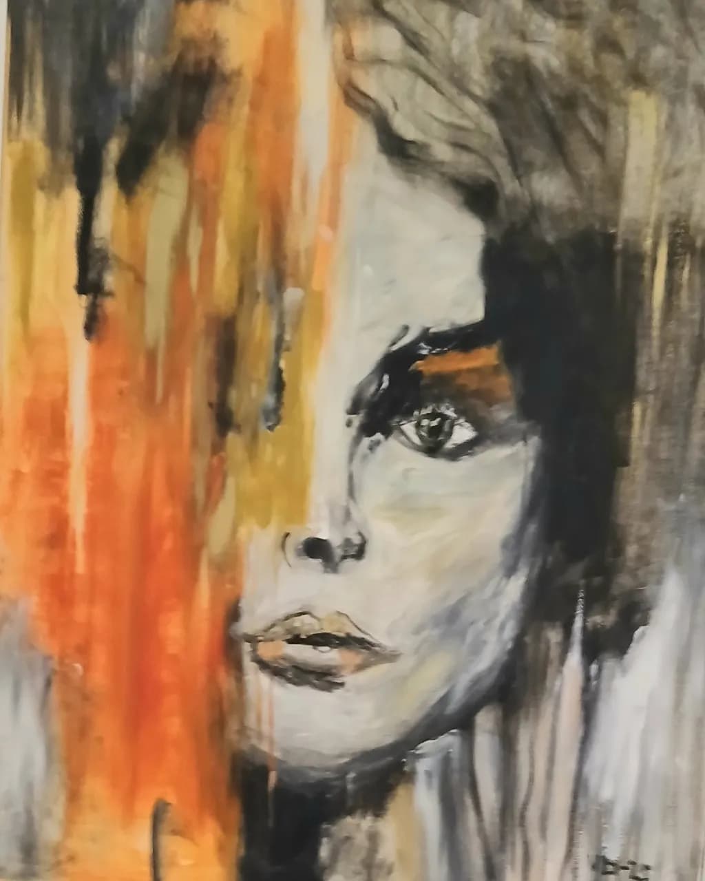Abstract Portrait Flame