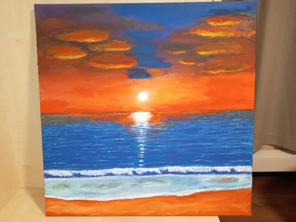 Ocean Sunset Glow
