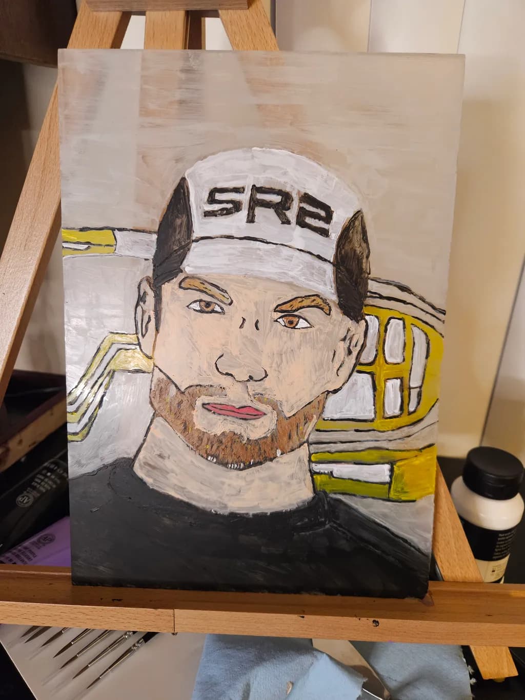 Bearded Portrait with Cap